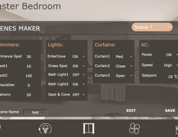 Řízení technologií v luxusní vile v Abu Dhabi