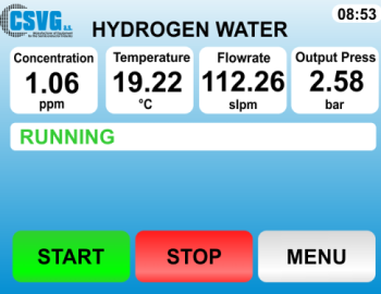 Stroj na řízené rozpouštění vodíku do vody pro Samsung Mobile Displays - Jižní Korea