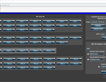 Monitoring elektroměrů v nákupním centru Massa Plaza, Damašek