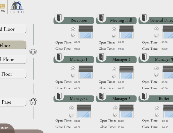 Řízení technologií v kancelářské budově v Damašku