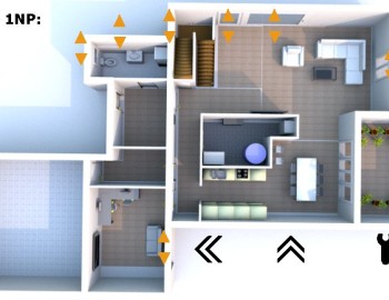 Kompletní systém řízení a vizualizace technologií rodinného domu v Kroměříži