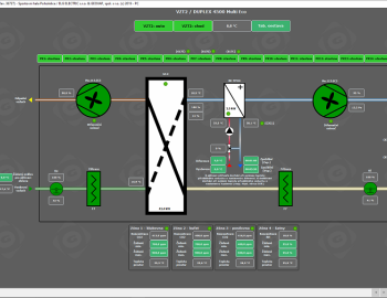 Řízení systému vytápění, klimatizace a osvětlení  - Sportovní hala Pohořelice