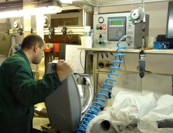 Kontrolní pracoviště pro prověrku těsnosti svítidel - Ternopol, Ukrajina