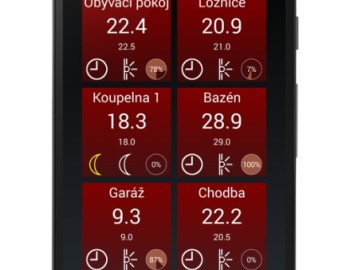 Regulace vytápění a ohřevu bazénu novostavby RD, Beroun