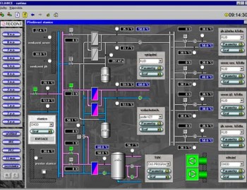Provozní a energetický dispečink moderní budovy Moravské zemské knihovny v Brně