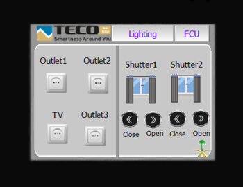 Řízení a monitoring technologií v apartmánu Dream, Džidda