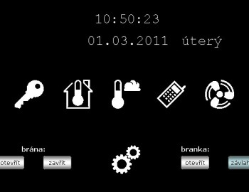 Kompletní systém řízení a vizualizace technologií rodinného domu v Kroměříži
